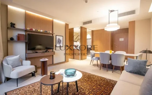 Burj Khalifa View | fully furnished | 3BR | Vacant