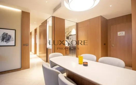 Burj Khalifa View | fully furnished | 3BR | Vacant