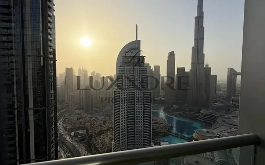 Luxury Living | Full Burj View | High Floor